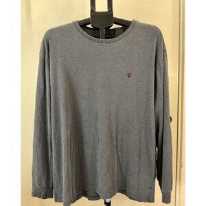 Vintage Ralph Lauren Polo Men's Classic Long Sleeve Shirt Gray Size 2XL